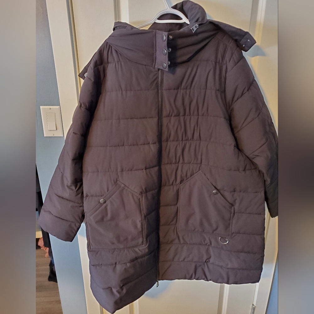 Pennigntons Black Puffer Winter Parka